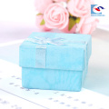 Wholesale large cotton filled jewelry boxes spot UV personalised logo printing gift paperbox
